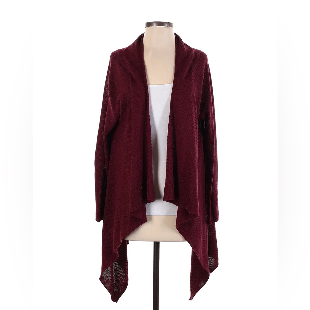 Tobi Burgundy Duster Cardigan